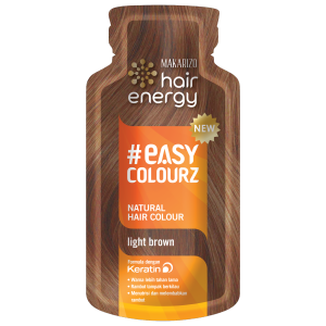 EASYCOLOURZ Natural Hair Colour Light Brown Sachet 26 mL - KIT