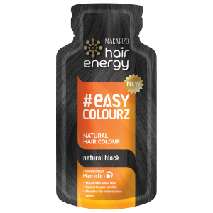 EASYCOLOURZ Natural Hair Colour Natural Black Sachet 26 mL - KIT